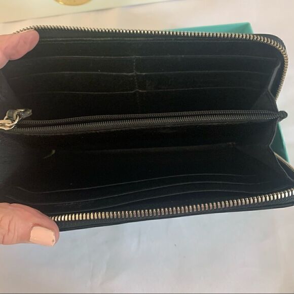 Tiffany & Co. Continental Zip Around Wallet Black - Picture 5 of 14